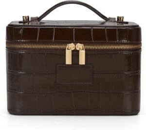 HiTotes Makeup Bag Crocodile Vanity...