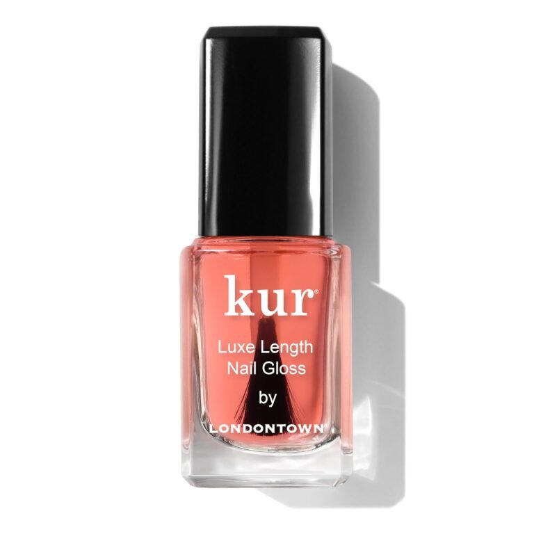 LONDONTOWN Nail Strengthener and Growth, Clear Nail Polish | Nail Hardener, Supports Length, Repairs Weak Brittle Nails, Adds Shine