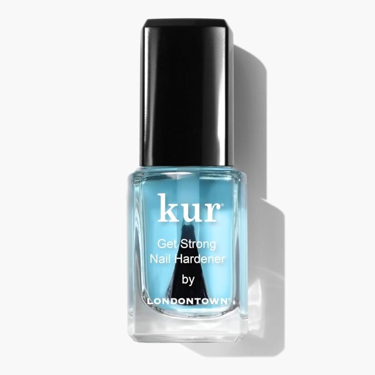 LONDONTOWN Nail Strengthener and Growth, Clear Nail Polish | Nail Hardener, Supports Length, Repairs Weak Brittle Nails, Adds Shine