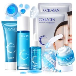 Collagen Skincare Set for Women –...