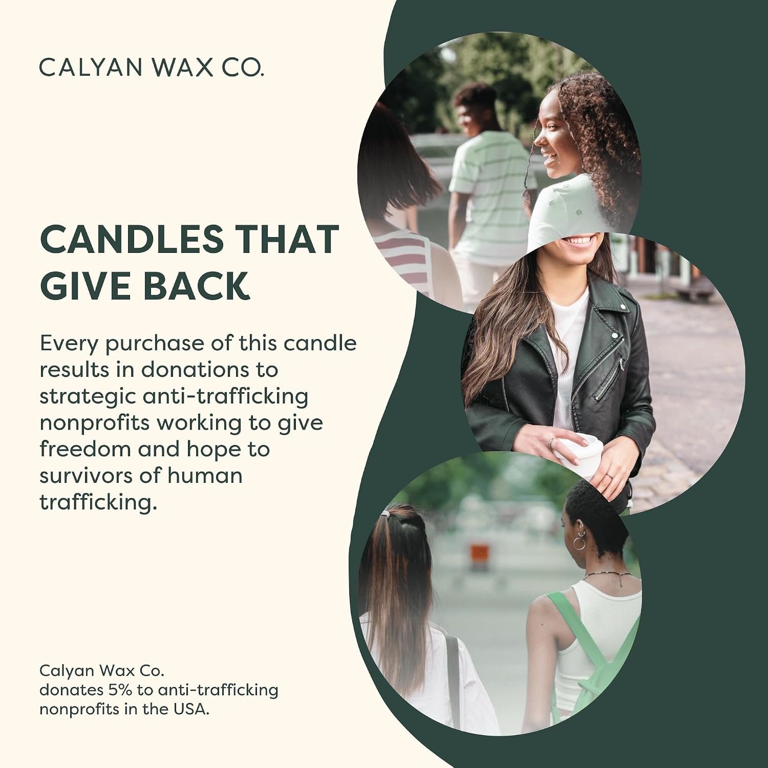 Calyan Wax Co. Lavender & Bergamot 3 Wick Scented Candle - 43 Hour Burn | Made in the USA Luxury Clean Soy Wax Candles - Long Lasting Large Glass Jar Candle for Home - 3 Wicks - 14.9oz - Image 9