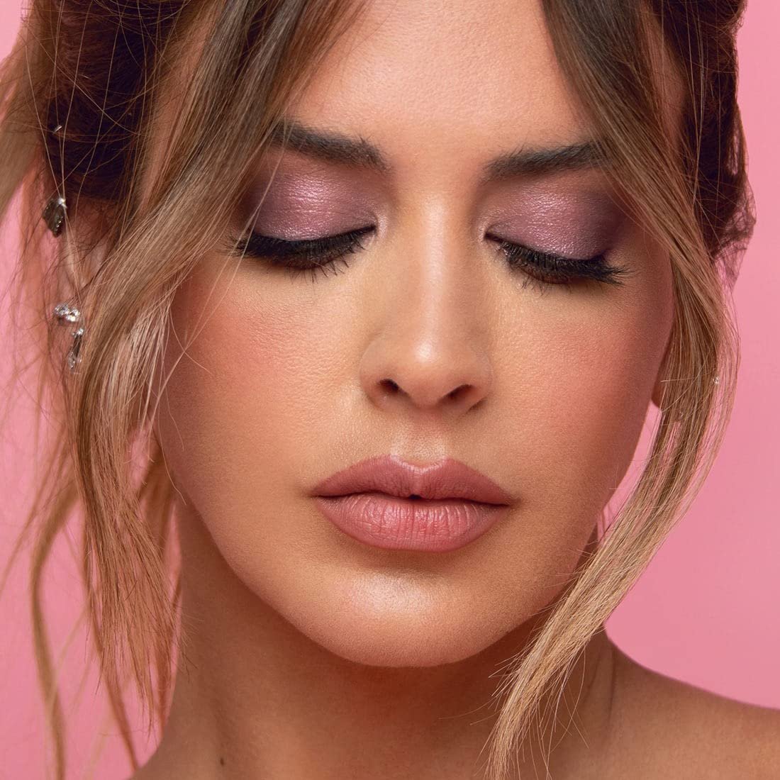 Palladio Ultimate Pro Eyeshadow Makeup Palette with Mirror, 18 High-Pigmented Powder Colors, Matte, Shimmer, Metallic, Satin Finishes, SHANNON DE LIMA - Image 3