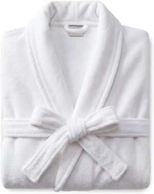 MONARCH Cotton Terry Velour Bath Ro...