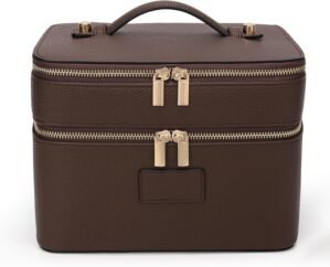 HiTotes Large Makeup Bag Duo Vanity...