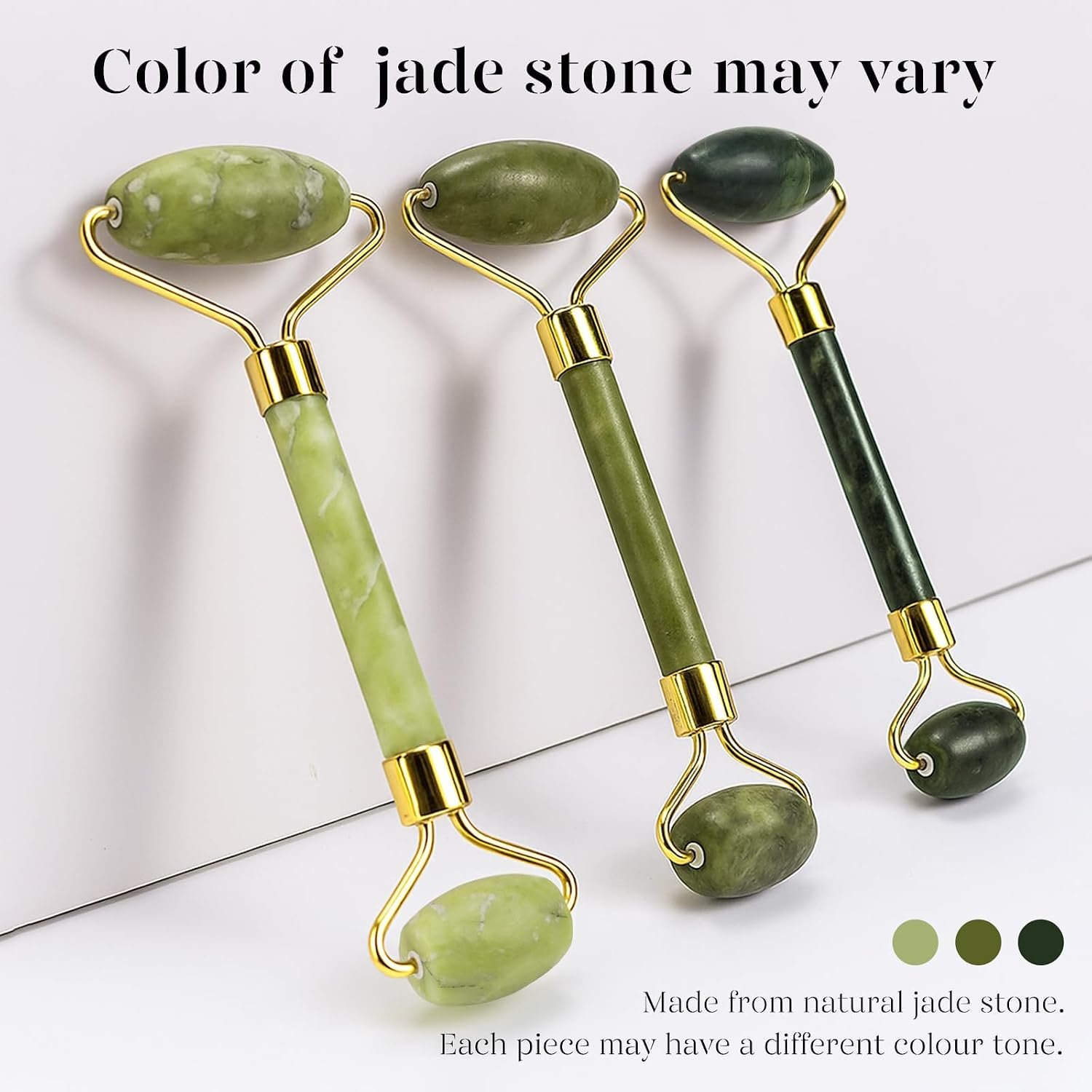 BAIMEI IcyMe Gua Sha & Jade Roller Set for Facial Sculpting and Relaxation | Cooling Face Roller & Guasha Tool for Face Lymphatic Drainage, Depuffing, Jawline Definition, Skin Care Gifts for Women–Green - Image 9