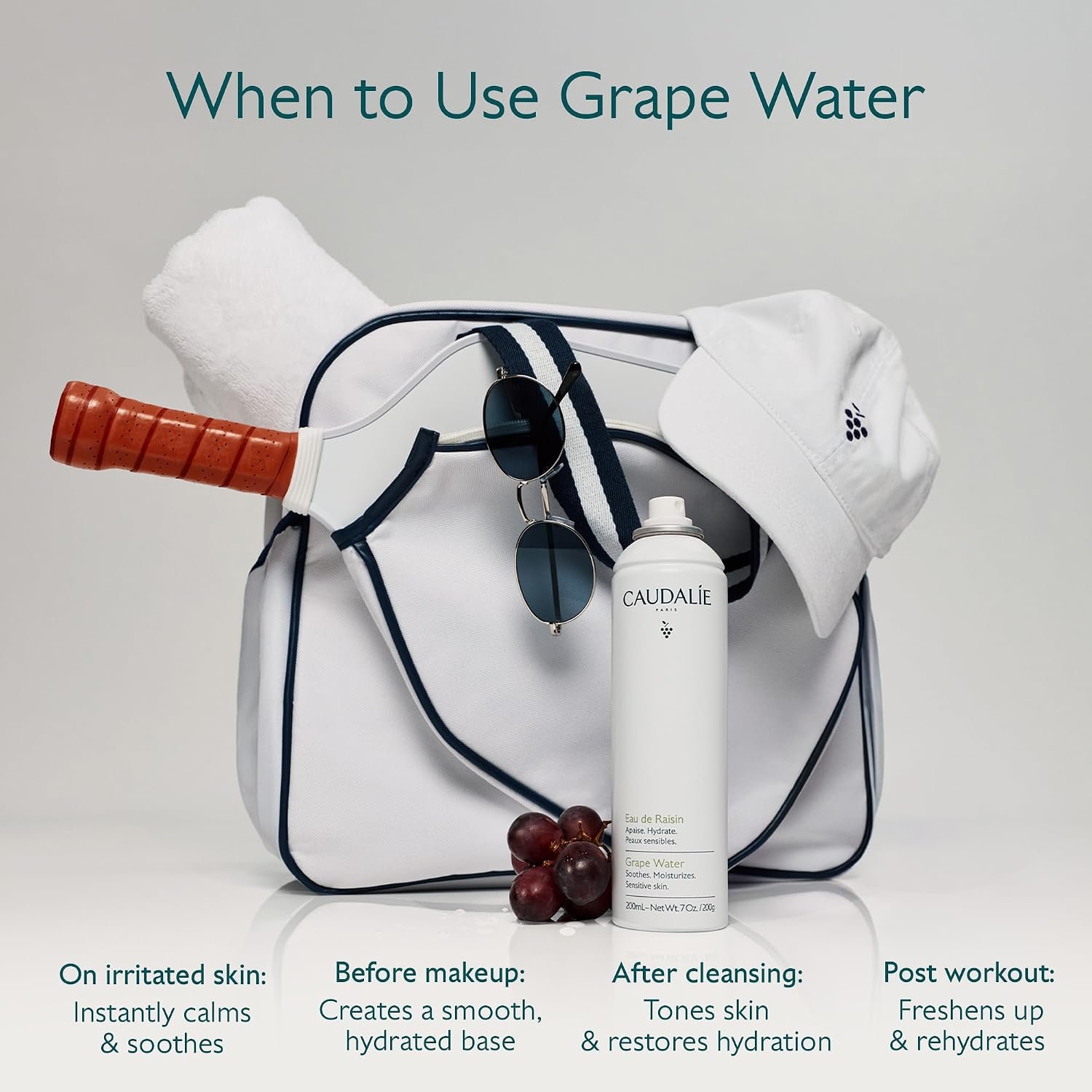 Caudalie Grape Water Moisturizing Face Mist - Image 4