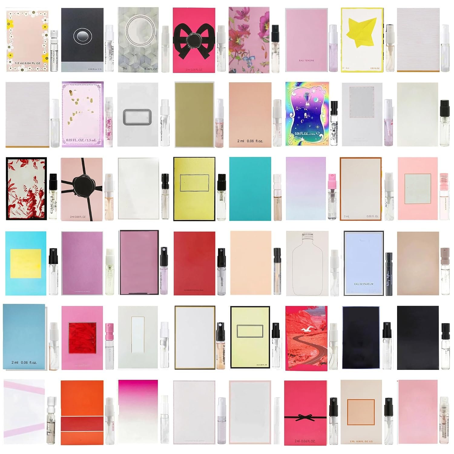 Perfume Samples for Women, 12 Sample-Size Perfume Set, Luxury Designer Perfume Samples with Versatile Designs, Long-lasting Perfumes for Women