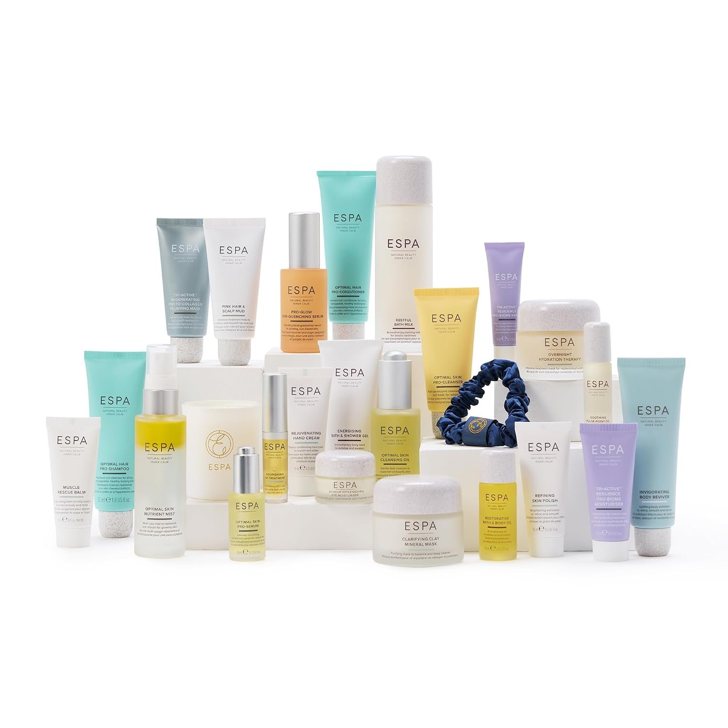 ESPA 25‑Piece Luxury Spa Beauty Gift Set Worth $874 | Luxury Beauty Spa Gift Set Includes Skincare, Essential Oils, Haircare, Bath & Body Care, Scrunchie & Candle - Image 2