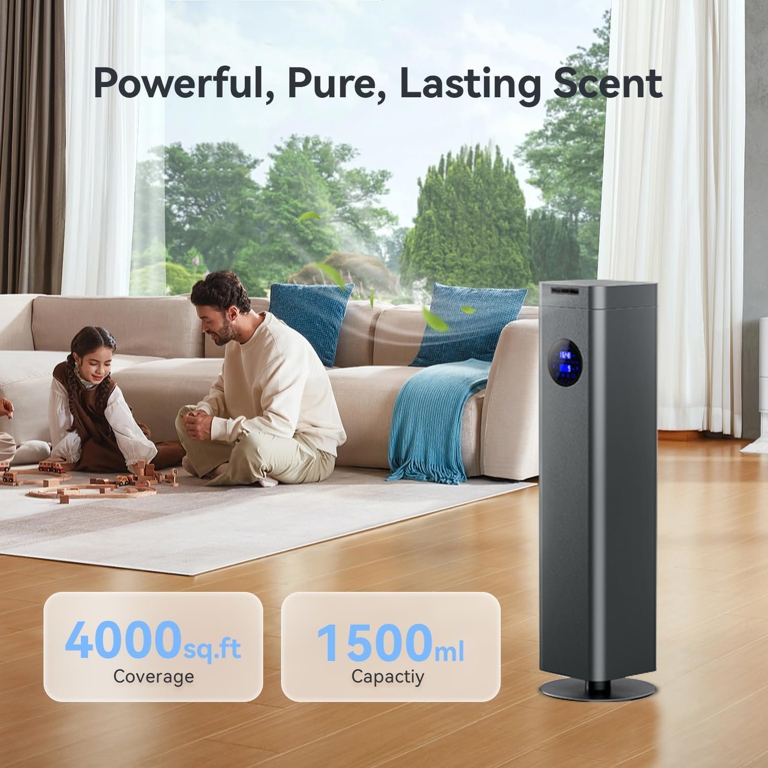 Aromadd 1500mL Scent Air Machine for Home, 4000 sq. ft Waterless Diffuser - Image 3