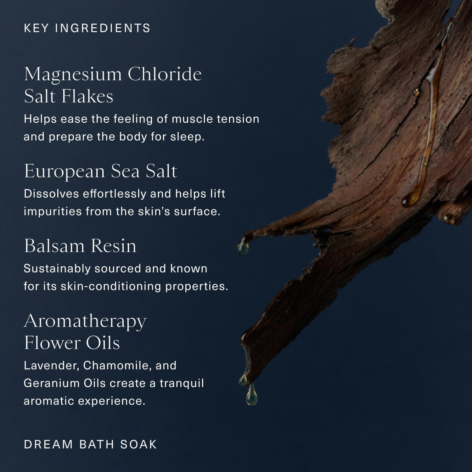 Oak Essentials Dream Bath Soak, Magnesium Bath Salts, 10oz | European sea salt, lavender, chamomile & geranium oils, restorative soak for recovery & relaxation - Image 6