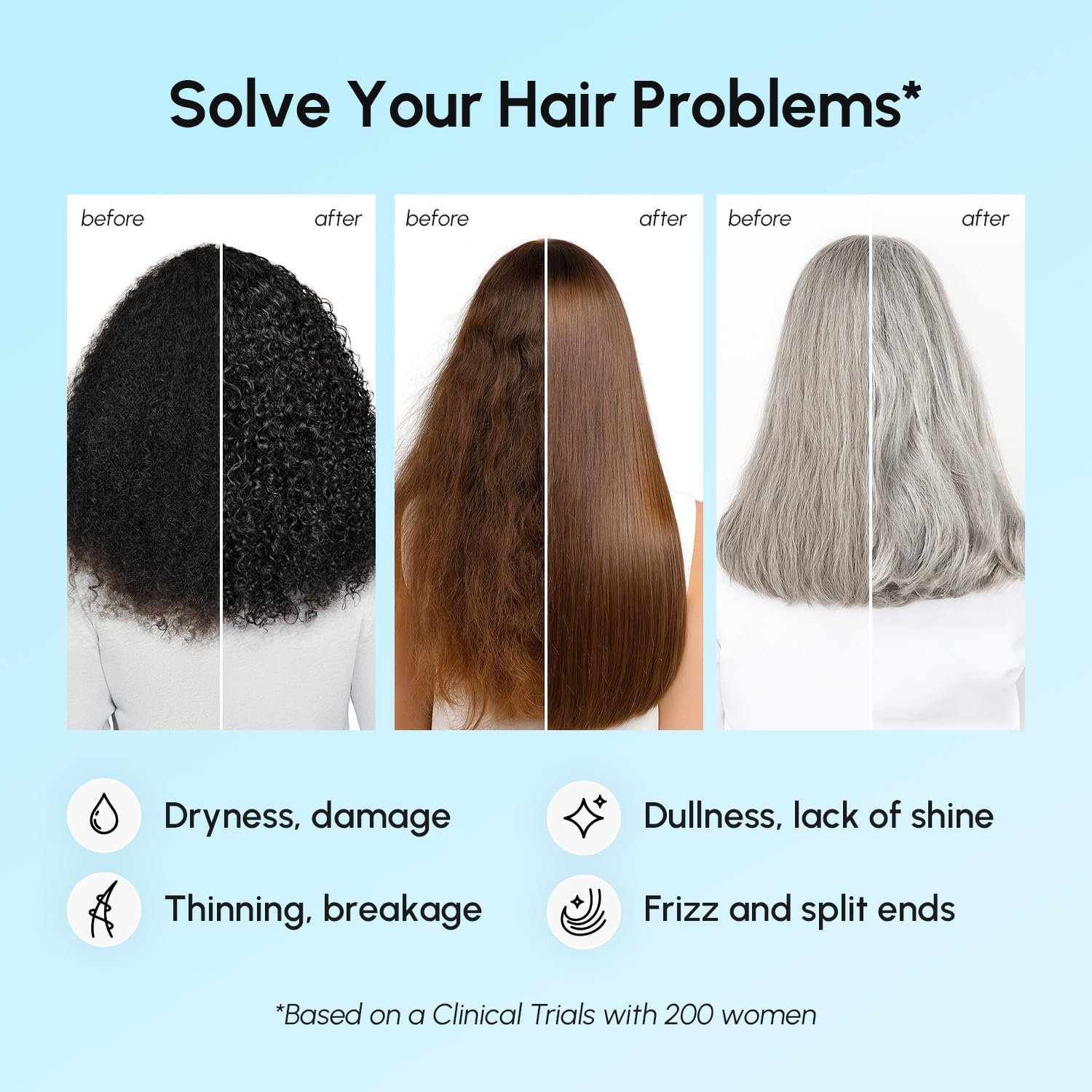MAREE Deep Conditioning Hair Mask for Damaged Hair Treatment – Keratin Hair Care for Hydrating Growth Repair Moisturizing – Dry Curly Color Refreshing – 10 Fl Oz, White - Image 4