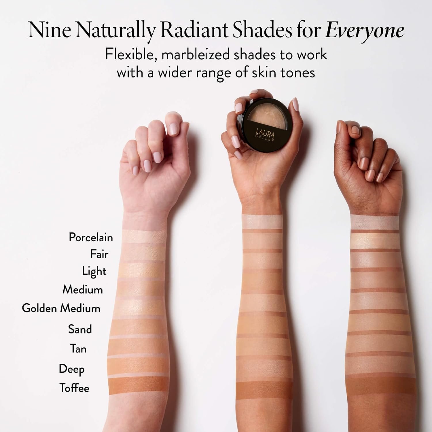 LAURA GELLER Baked Balance-N-Glow Illuminating Powder Foundation - Medium - Image 5