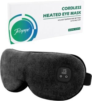 Heated Eye Mask for Dry Eyes, Cordl...