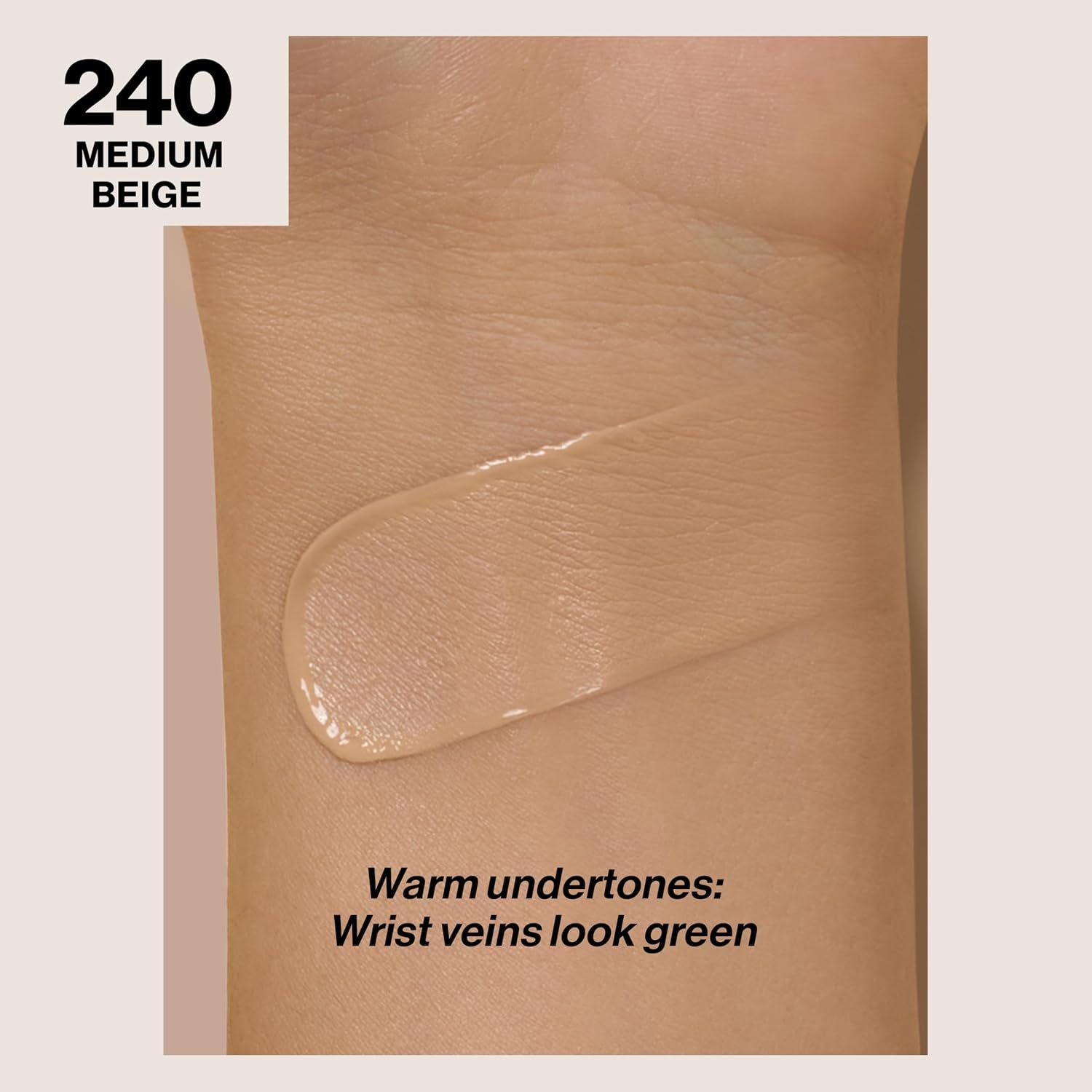 Revlon Colorstay Longwear Makeup Combo/Oily, 240 Medium Beige, 1 fl oz | Longwear foundation for combination & oily skin with SPF 15. Medium-full coverage, matte finish. Up to 24hr wear. - Image 2