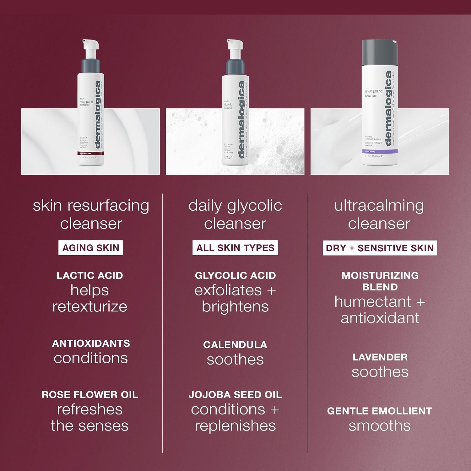 Dermalogica Skin Resurfacing Cleanser, Exfoliating Face Wash, 5.1 fl oz | Dual-Action Exfoliating Cleanser That Smooths and Renews Aging Skin, with Lactic Acid AHA - Image 3