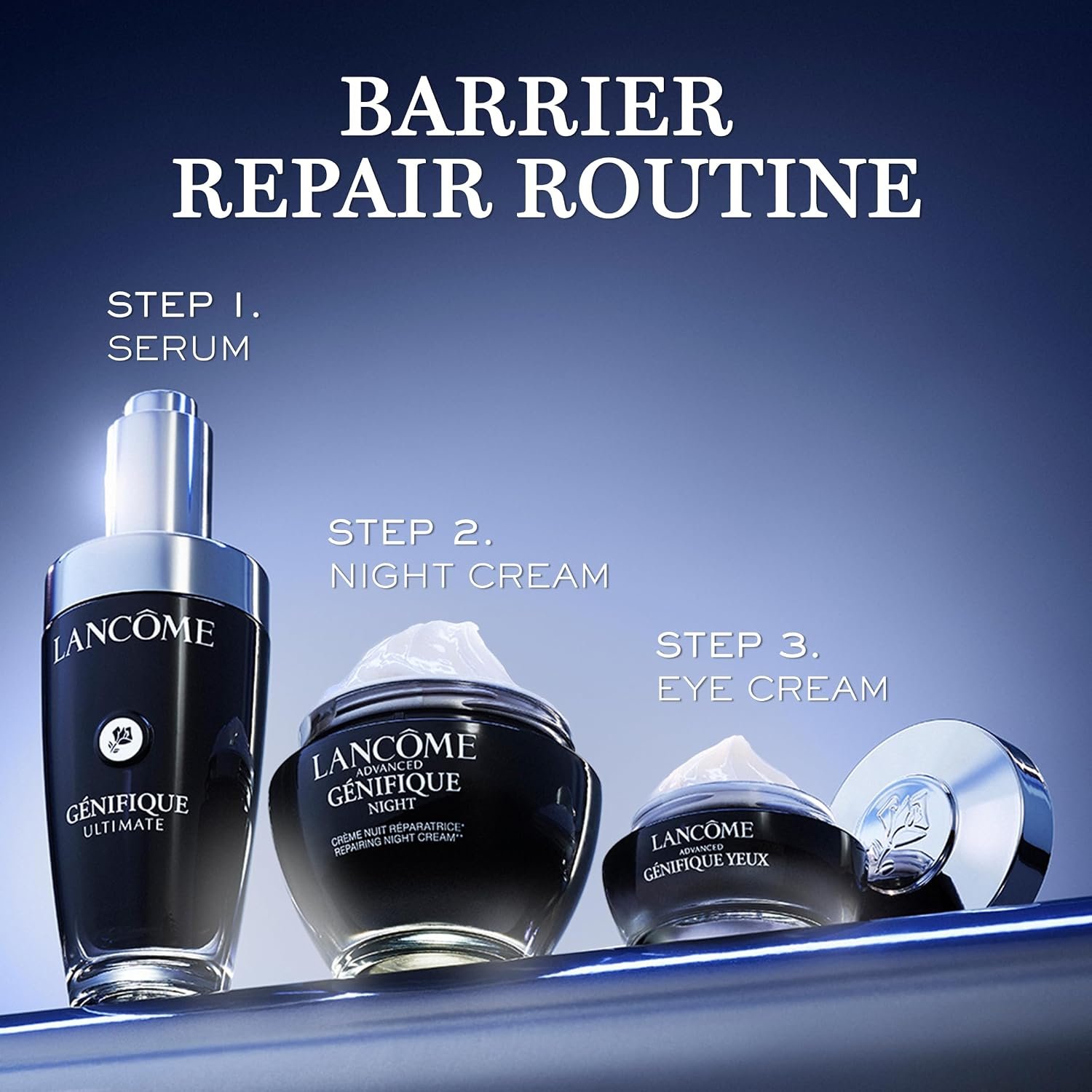 Lancôme Génifique Ultimate Recovery Serum - Hydrating Anti Aging Face Serum | Refillable Face Serum - Hyaluronic Acid & Beta Glucan - Moisture Barrier Repair, Radiance & Firmness - Hydrate & Plumps Skin - Image 9