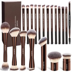 MAANGE 20 Pcs Makeup Brushes with G...