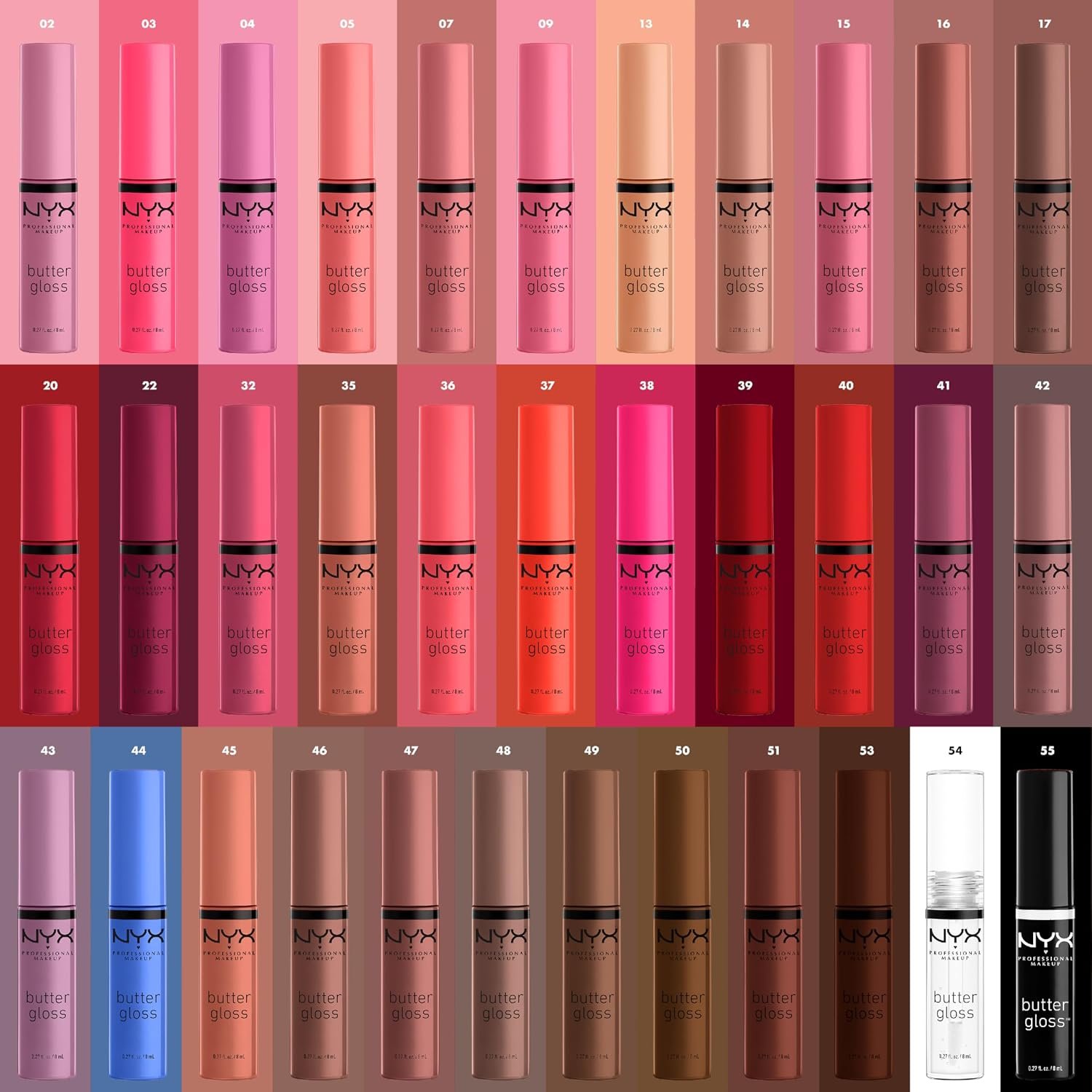 NYX PROFESSIONAL MAKEUP Butter Gloss, Non-Sticky Lip Gloss - Praline (Deep Nude) - Image 5