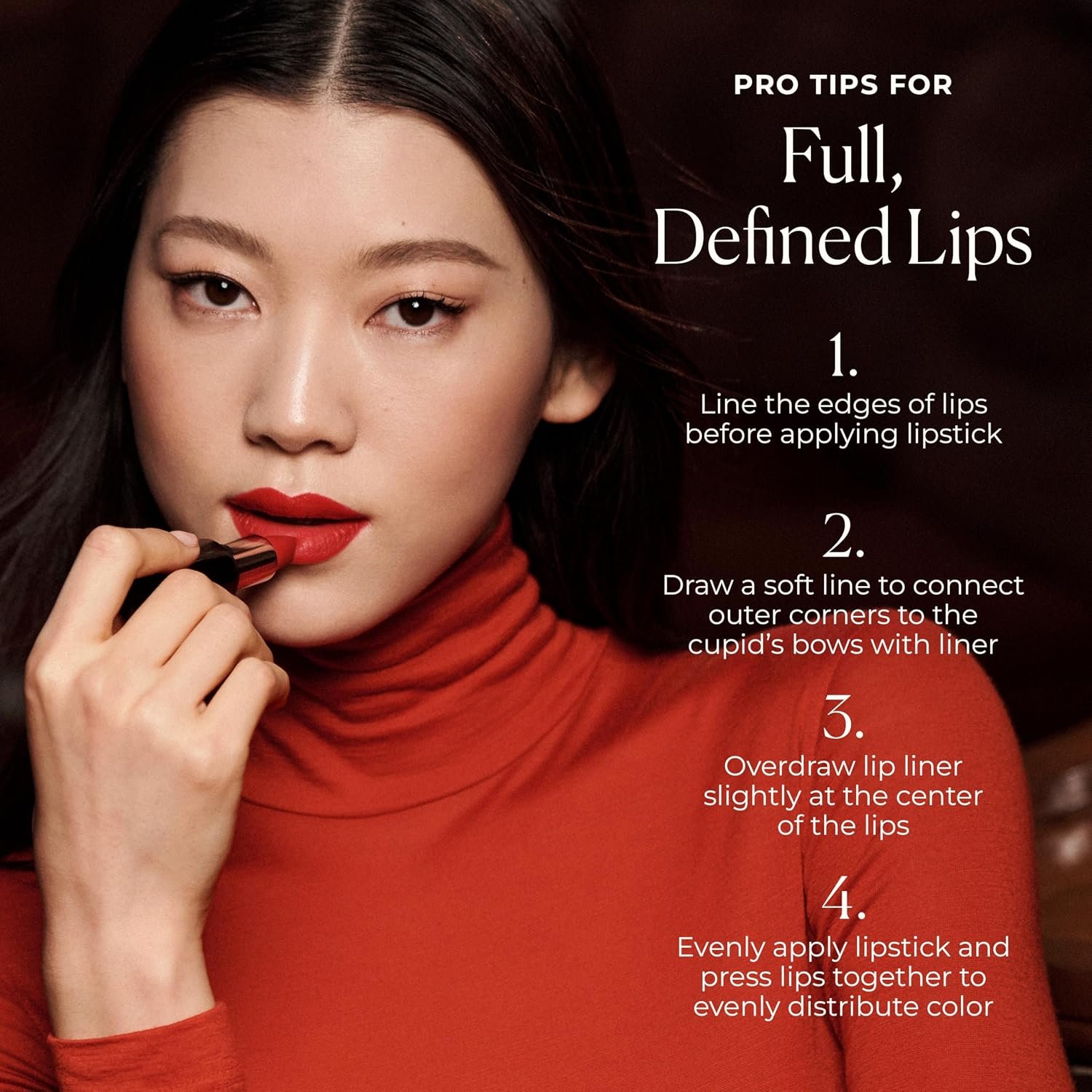 Laura Mercier Caviar Smoothing Matte Lipstick, 16HR Hydration, Long Lasting Wear, High Impact Color, Smudge- & Transfer-Proof, Hyaluronic Acid and Vitamin E Infused - Image 8