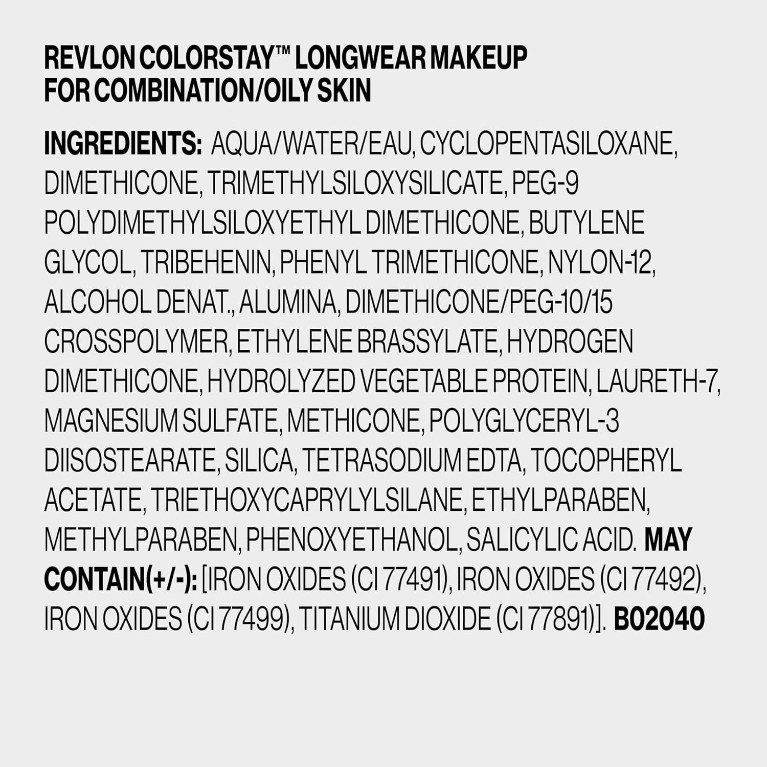 Revlon Colorstay Longwear Makeup Combo/Oily, 240 Medium Beige, 1 fl oz | Longwear foundation for combination & oily skin with SPF 15. Medium-full coverage, matte finish. Up to 24hr wear. - Image 9
