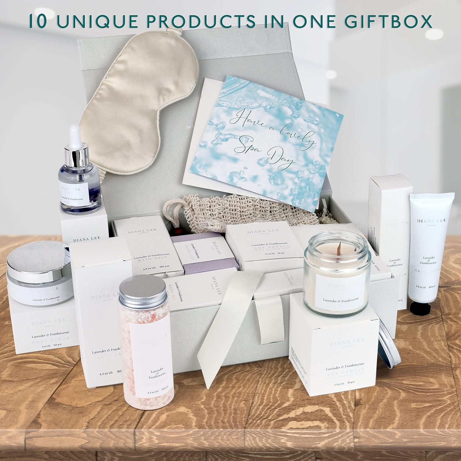 Luxury Spa Birthday Gifts for Women Self Care Gift Set with Lavender | Relaxation Gifts, Pampering Self Care Gifts for Women, Bath Products, Wellness Box, Stress Relief, Bridal Shower Present - Image 2