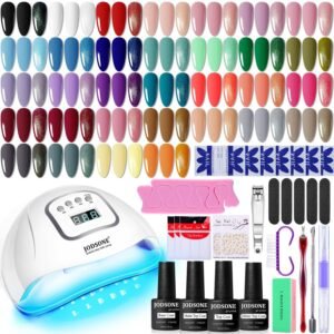 JODSONE Gel Nail Polish Kit with U ...