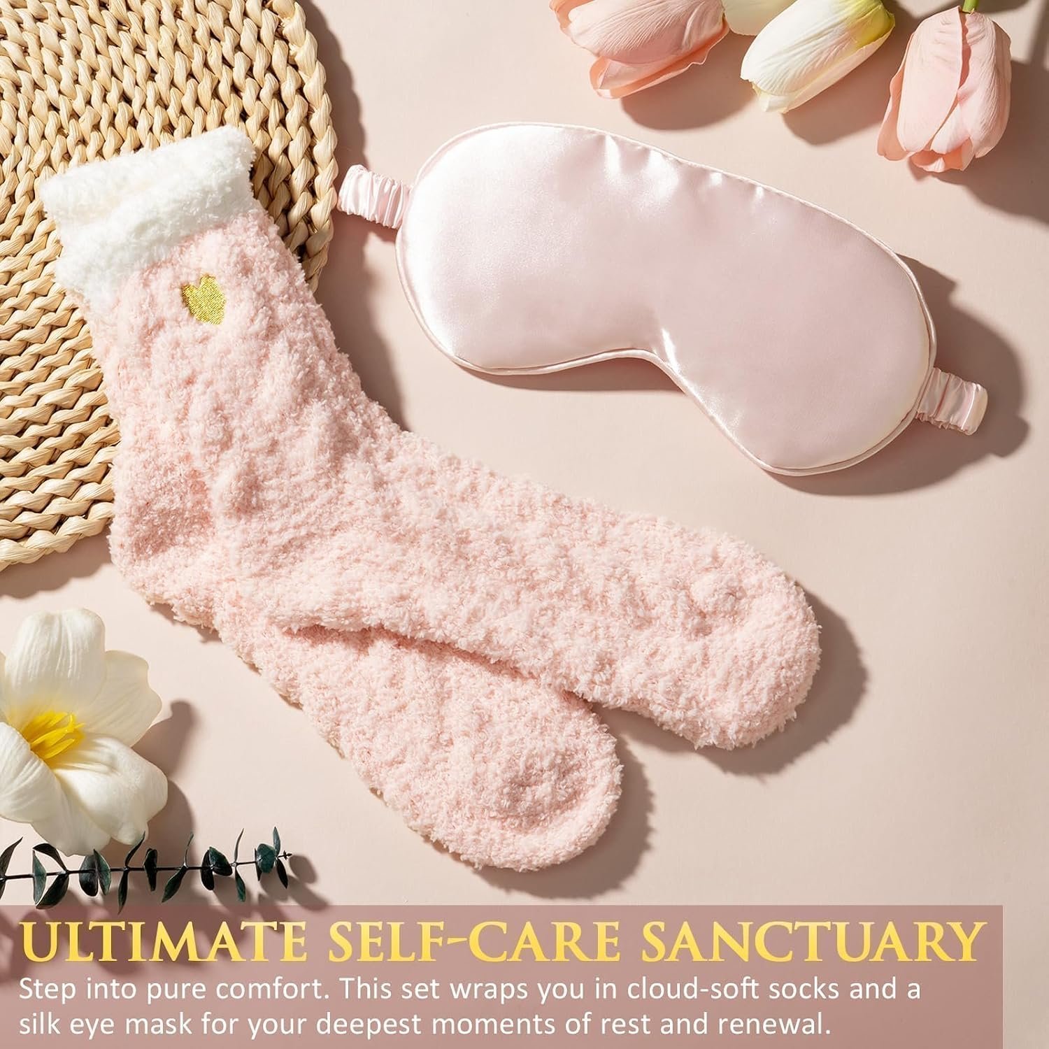 Birthday Gifts for Women, Spa Self Care Package Get Well Soon Gift Baskets | Sympathy Gift Set w/ Crochet Flower Bouquet, Christmas Thinking of You Gifts Basket for Women Mom Her Best Friend Sister Wife - Image 9