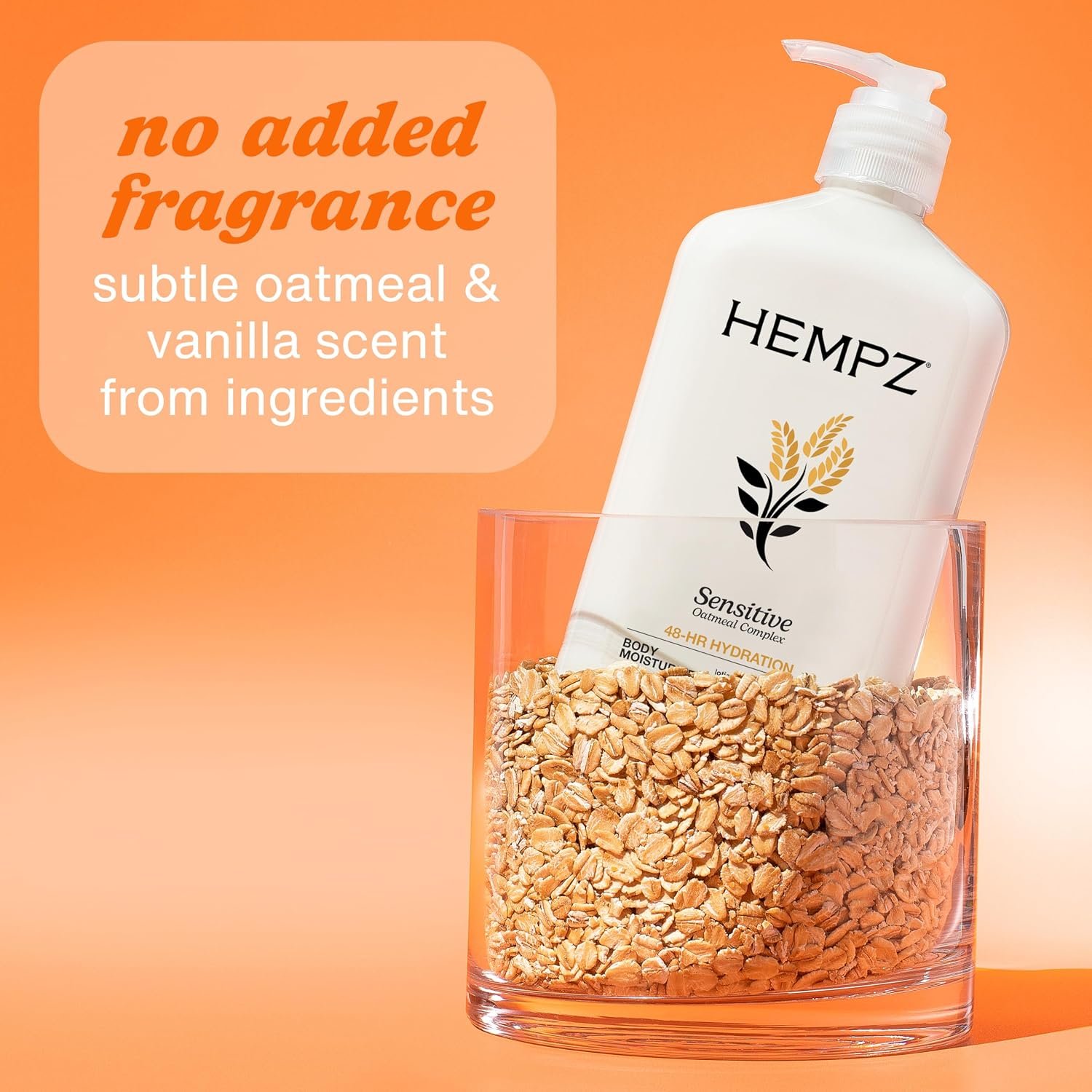 Hempz Sensitive Skin Herbal Moisturizer: Soothing Lotion, 17 Fl Oz | Gentle formula fits easily into a daily self-care routine - Image 4