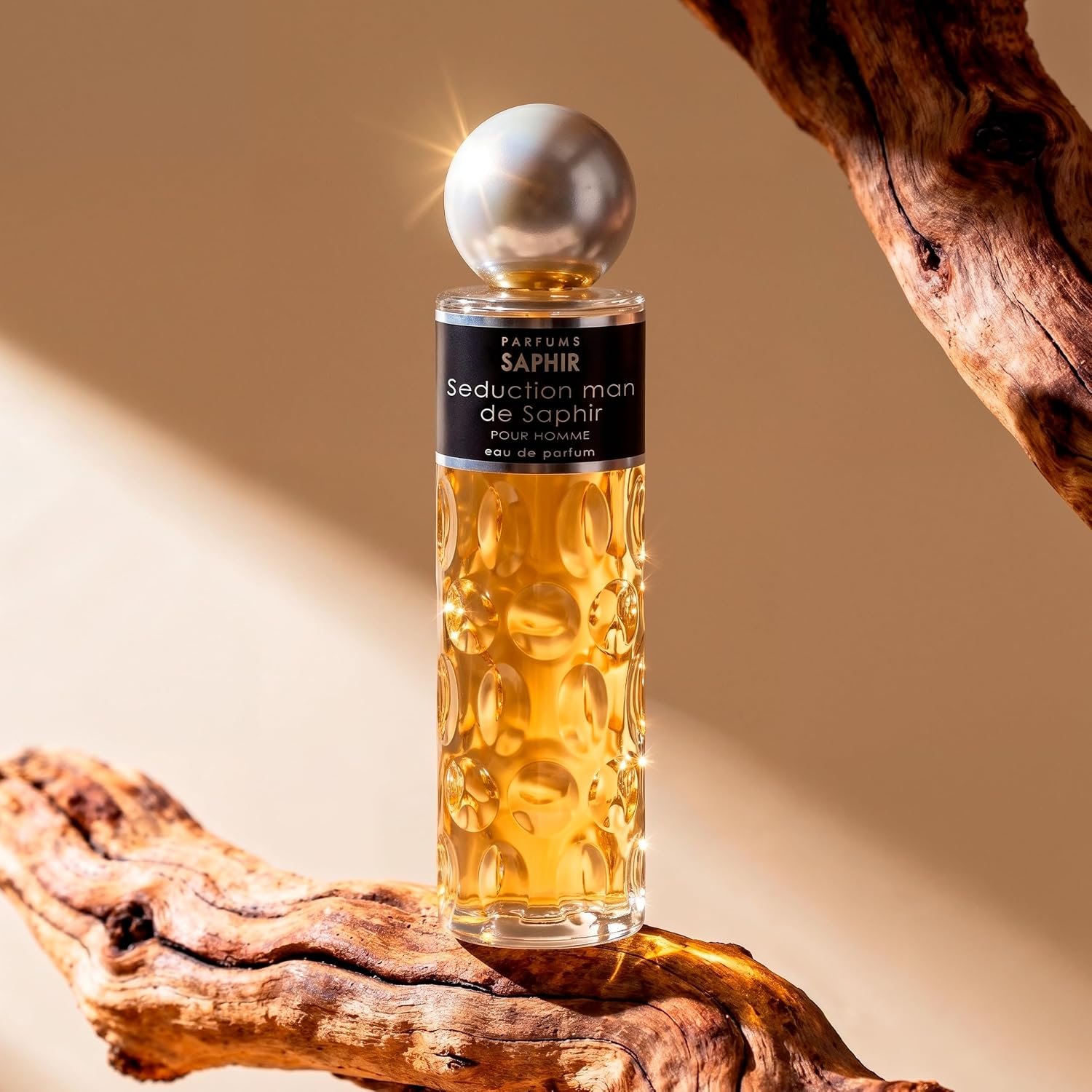 PARFUMS SAPHIR Seduction Man Eau de Parfum, Spray Cologne for Men 200ml | Woody Spicy Leather, Grapefruit Mandarin Rose Cinnamon & Patchouli, Long-Lasting, Day to Night, Gift for Him - Image 9