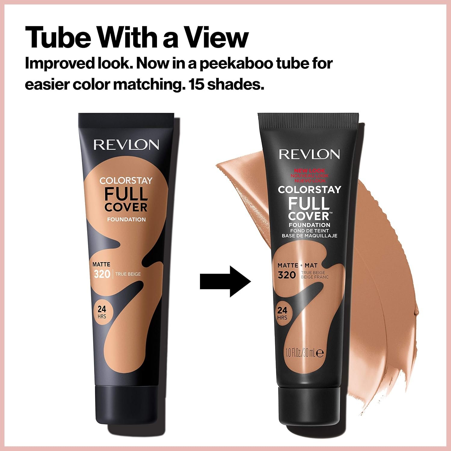 Revlon ColorStay Full Cover Foundation, 200 Nude, 1.0 fl oz | Full-coverage longwear matte foundation. Lightweight, heat & sweat resistant face makeup. - Image 6