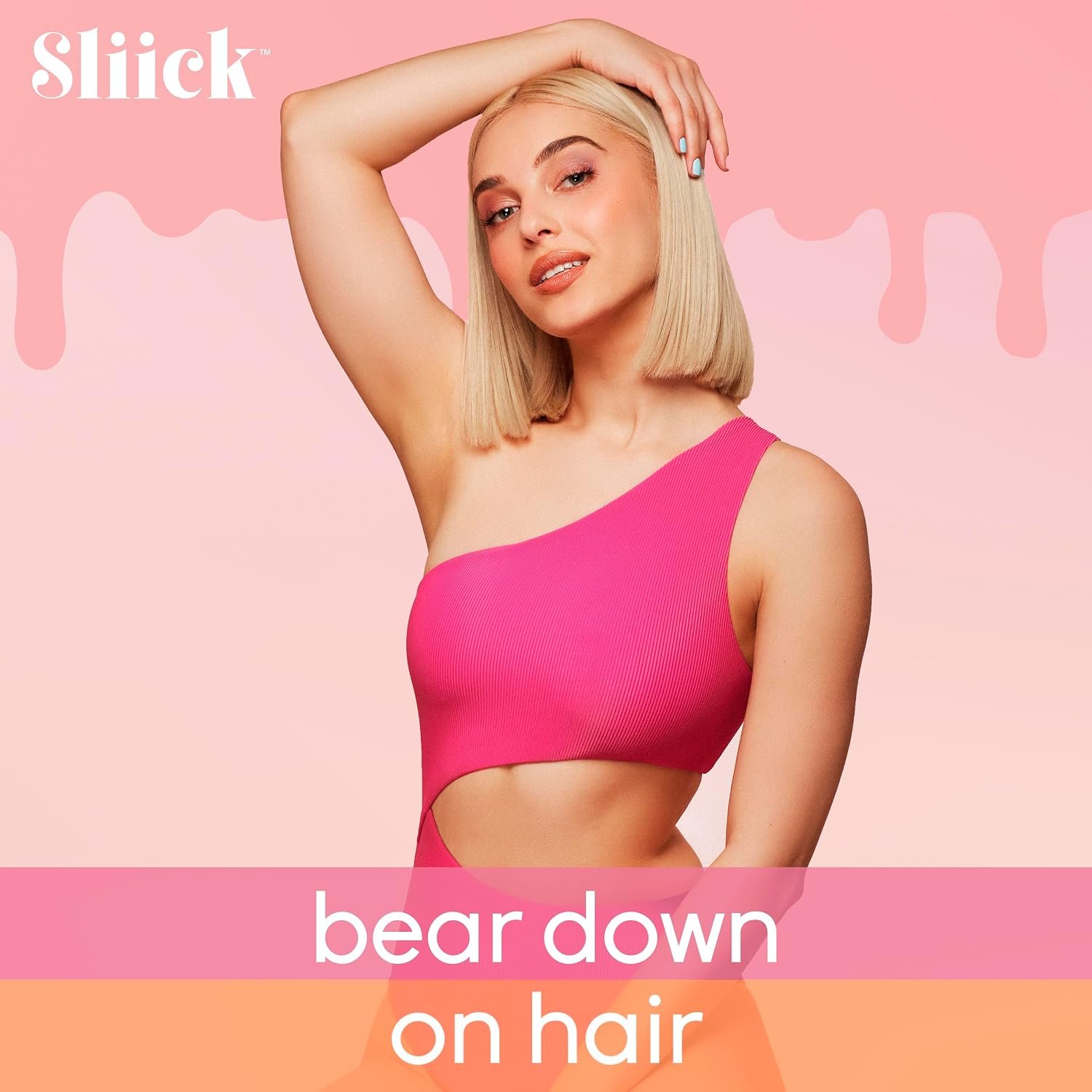 Sliick Hard Wax Beads for Hair Removal, Gummy Bears – Stripless Wax Beads for Face, Body & Sensitive Skin, 8 oz - Image 2