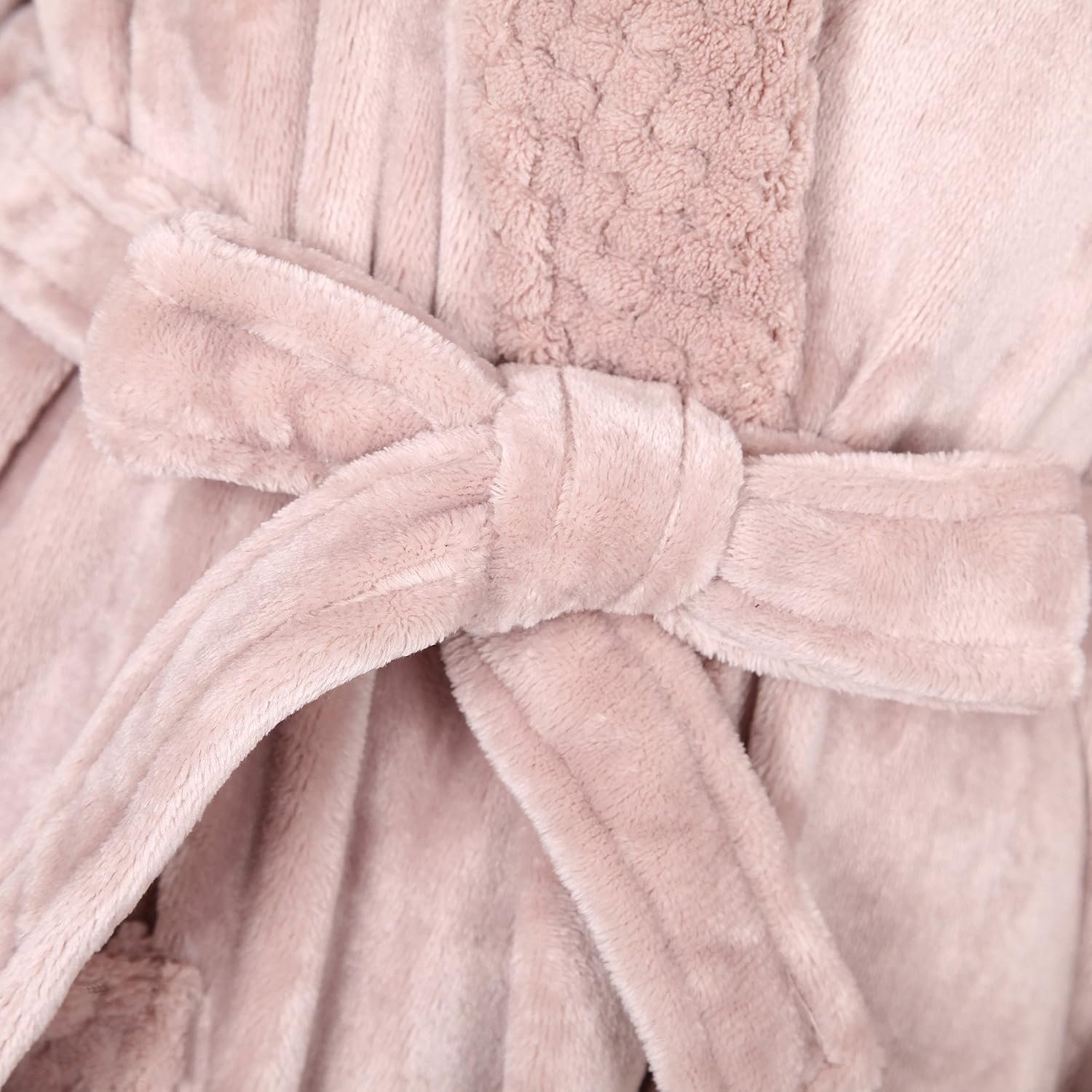 Richie House Women's Plush Soft Warm Fleece Bathrobe Robe RH1591 - Image 4