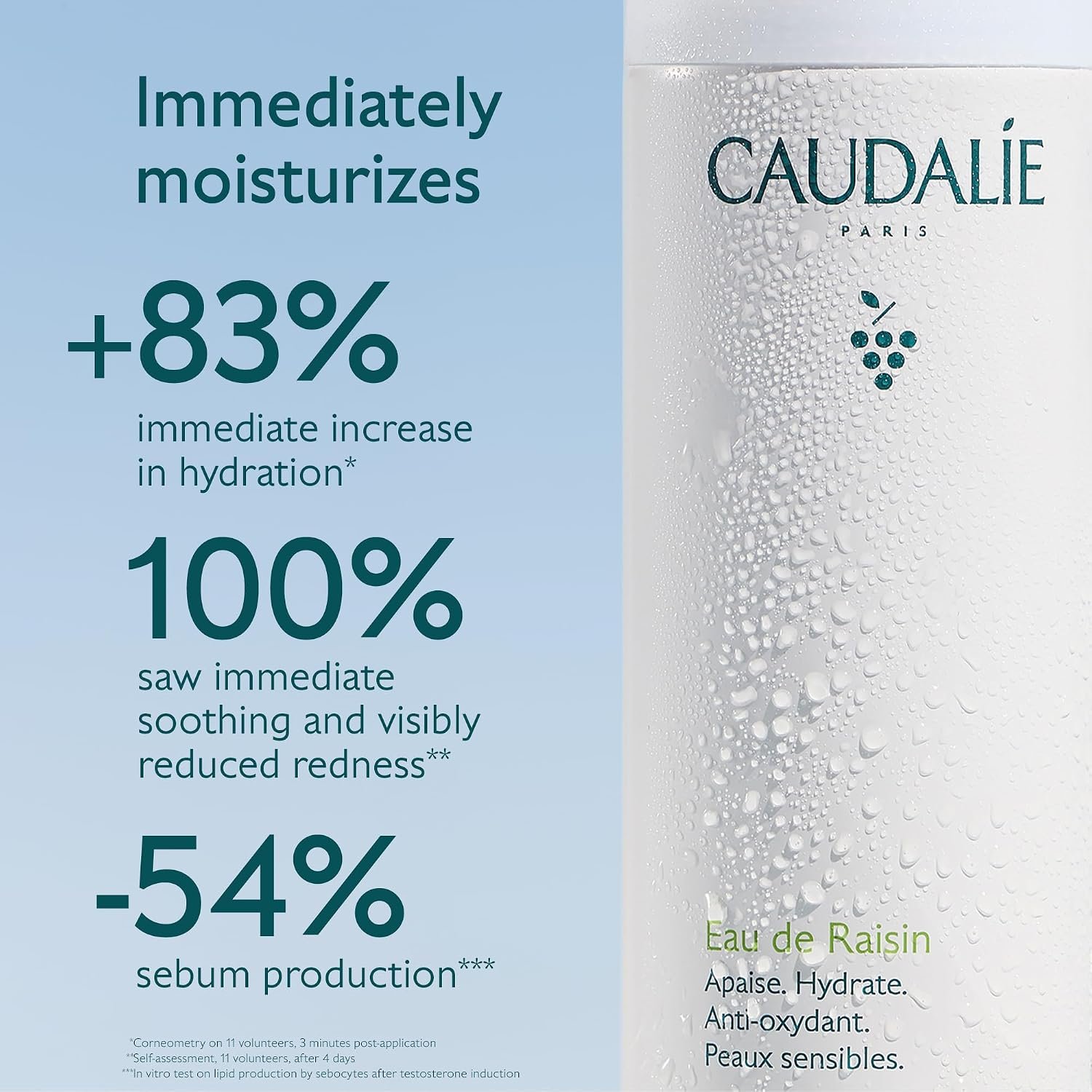 Caudalie Grape Water Moisturizing Face Mist - Image 3