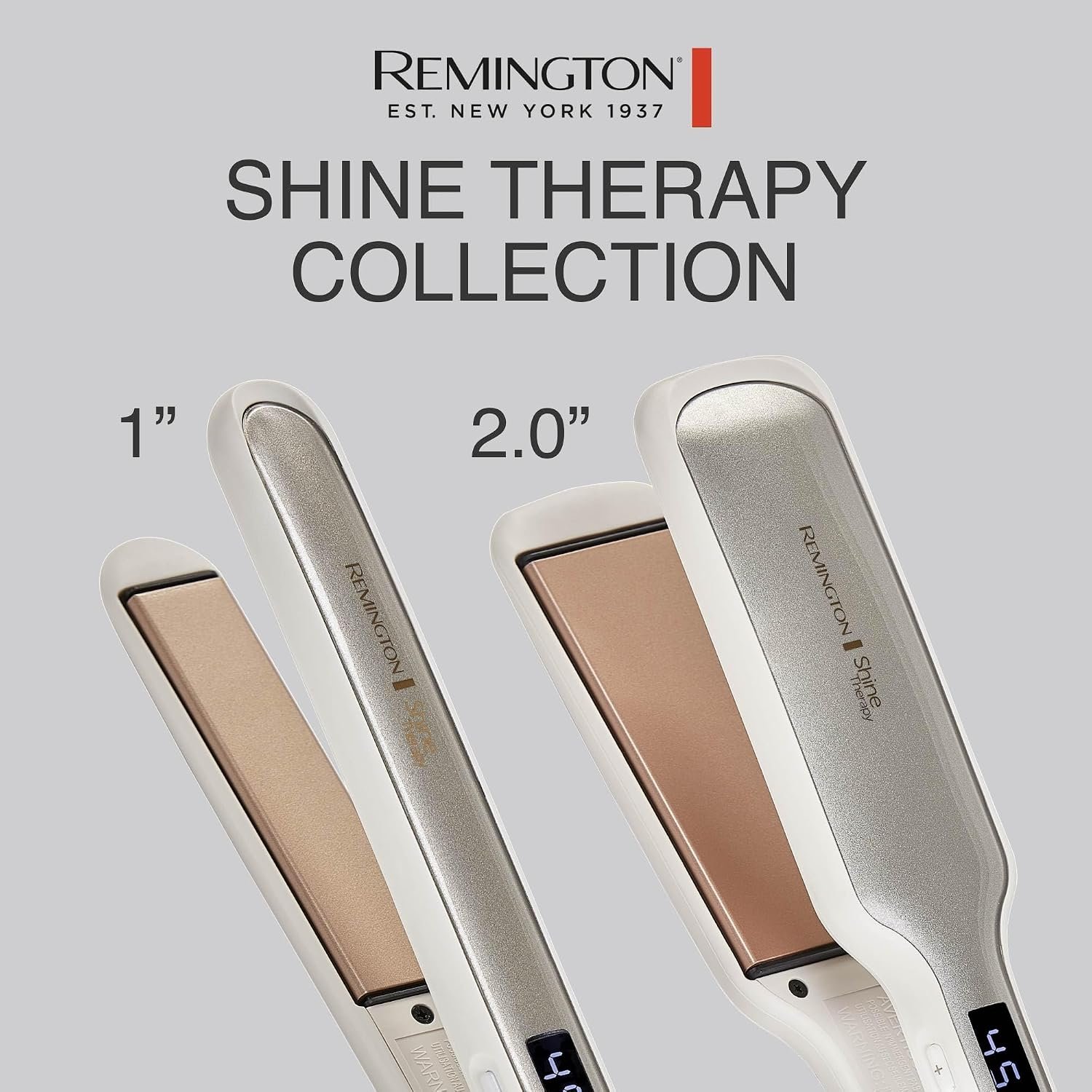 Remington Shine Therapy 1 Inch Hair Straightener, Argan Oil & Keratin | Keratin ceramic plates deliver smooth results; this flat iron reduces frizz for ideal hair styling. - Image 3