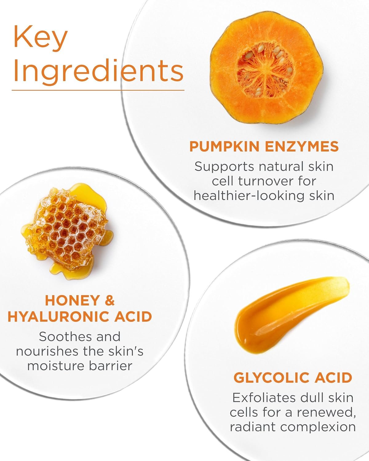 Andalou Naturals Pumpkin Honey Glycolic Mask (1.7 fl oz) - Image 5