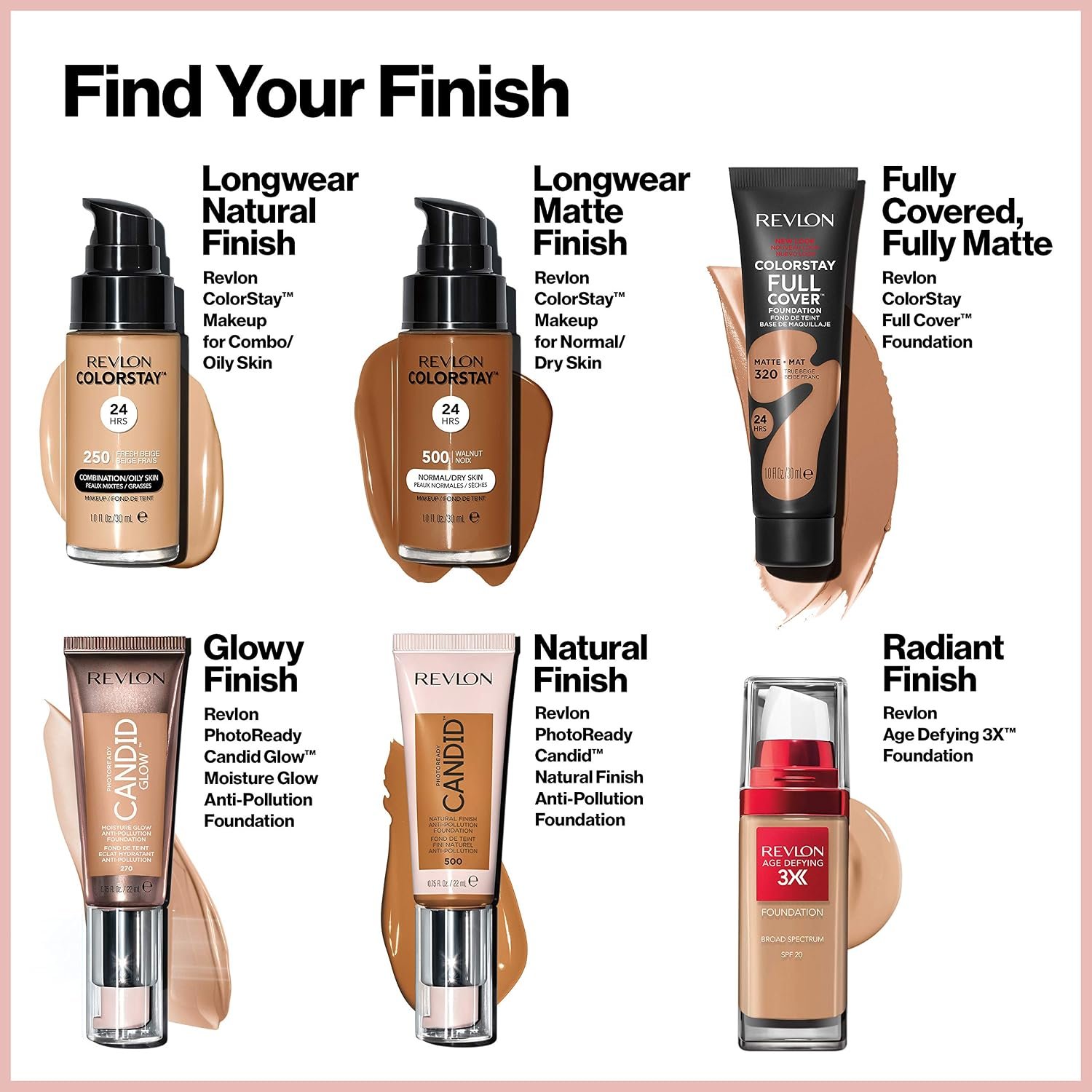 Revlon ColorStay Full Cover Foundation, 200 Nude, 1.0 fl oz | Full-coverage longwear matte foundation. Lightweight, heat & sweat resistant face makeup. - Image 5