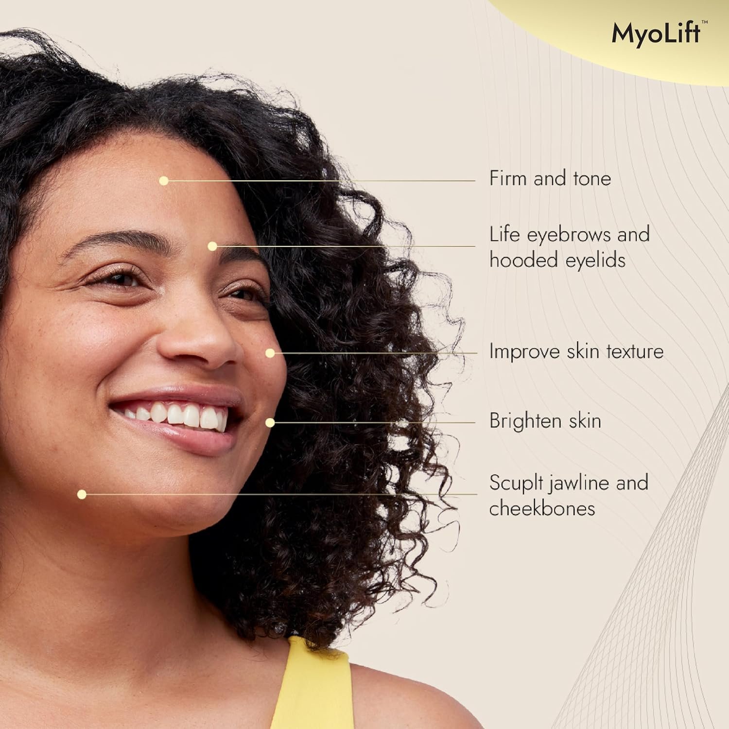 7E Wellness MyoLift Mini Microcurrent Facial Device with Dual Probes | Compact rechargeable microcurrent facial device with dual probes for face and neck skincare routines - Image 4