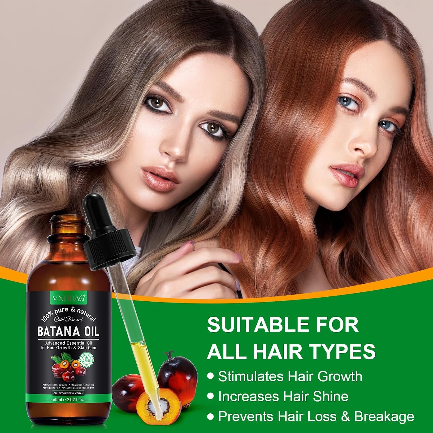 Batana Oil for Hair Growth - 100% Pure & Natural Batana Oil from Honduras, Eliminate Hair Split Ends,Enhances Hair & Skin Radiance Nourishment, All Hair Types 4.04 fl oz - Image 7