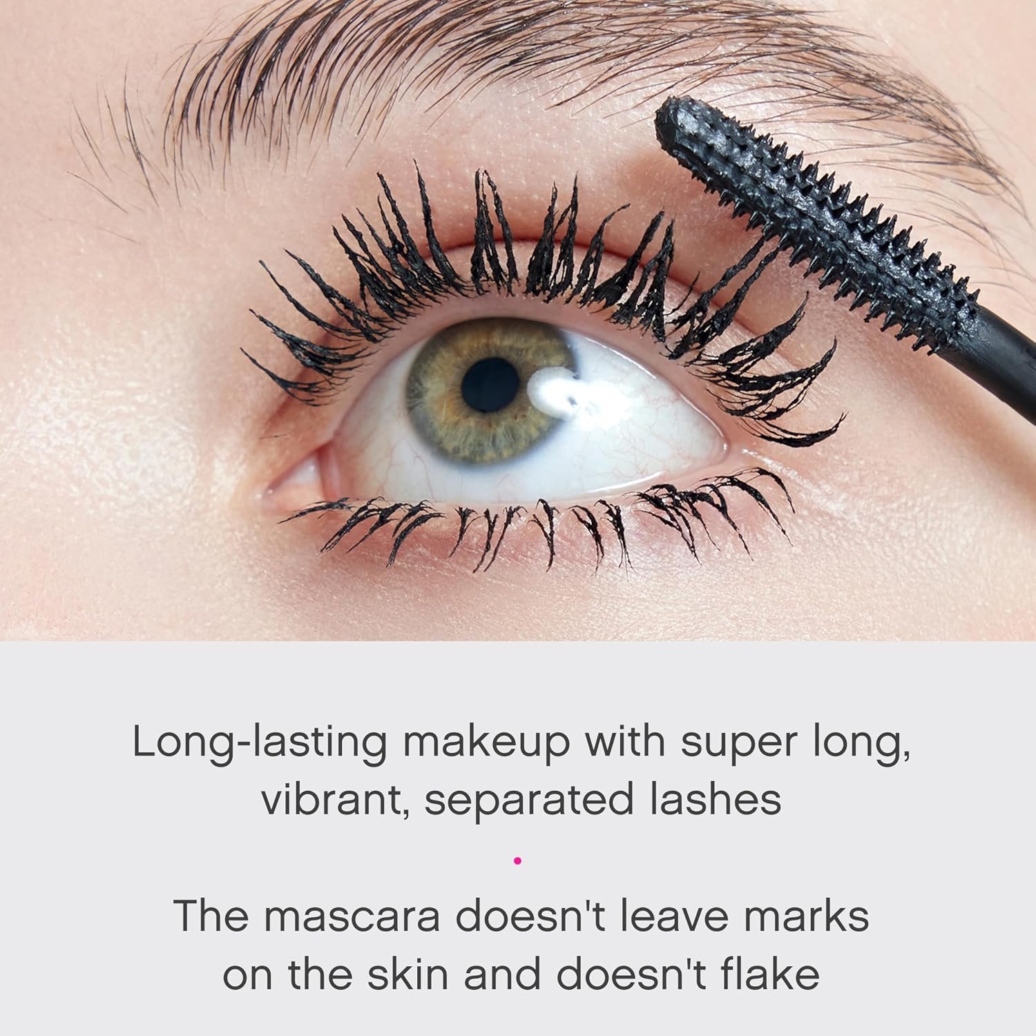 Vivienne Sabó Cabaret Premiere Black Waterproof Mascara, Volume and Length, Curling, No Flaking, No Clumping, Smudge Proof, Washable, Cruelty-Free, Made in Europe, (01 Black), 0.3 Fl Oz, 1 Pack - Image 5