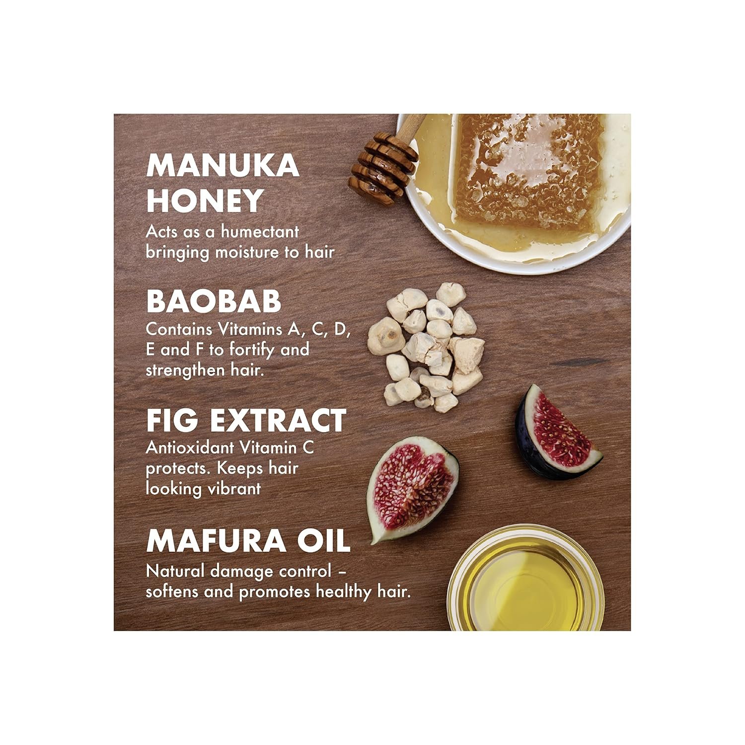 Shea Moisture Intensive Hydration Hair Masque Manuka Honey & Mafura Oil For Dry, Damaged Hair Deep Conditioning Hair Treatment 11.5 oz - Image 5