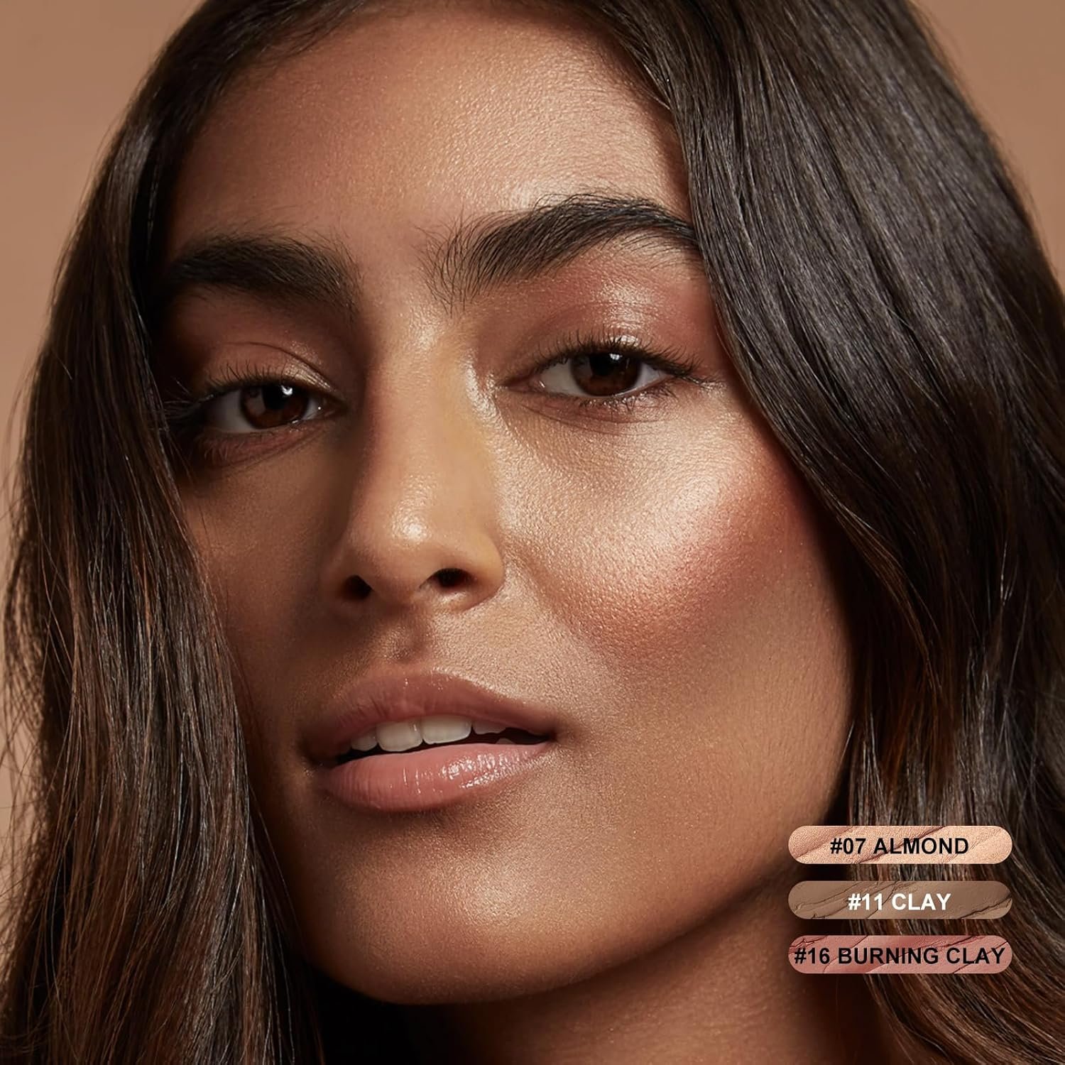 FOCALLURE 3 Pcs Cream Contour Sticks,Shades with Highlighter & Bronzer & Blush,Non-greasy Long-wear Face Contouring Pen,Easy to Sculpt the Face and Create a Lightweight Finishing Makeup,MEDIUM - Image 2