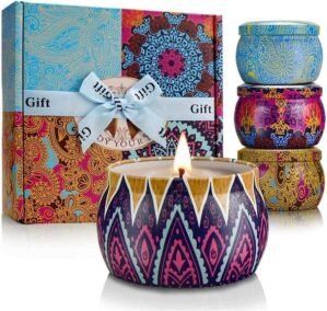 Scented Candles Gift Set for Women,...