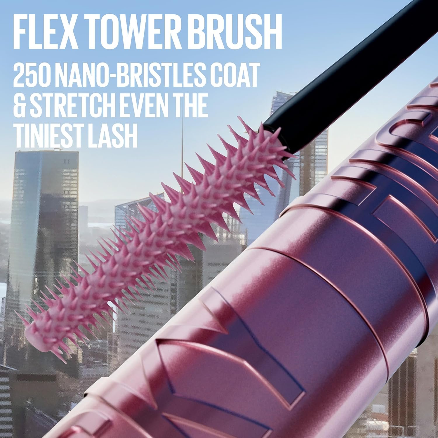 Maybelline Lash Sensational Sky High Washable Mascara Makeup, Volumizing, Lengthening, Defining, Curling, Multiplying, Buildable Formula, Blackest Black, 1 Count - Image 6