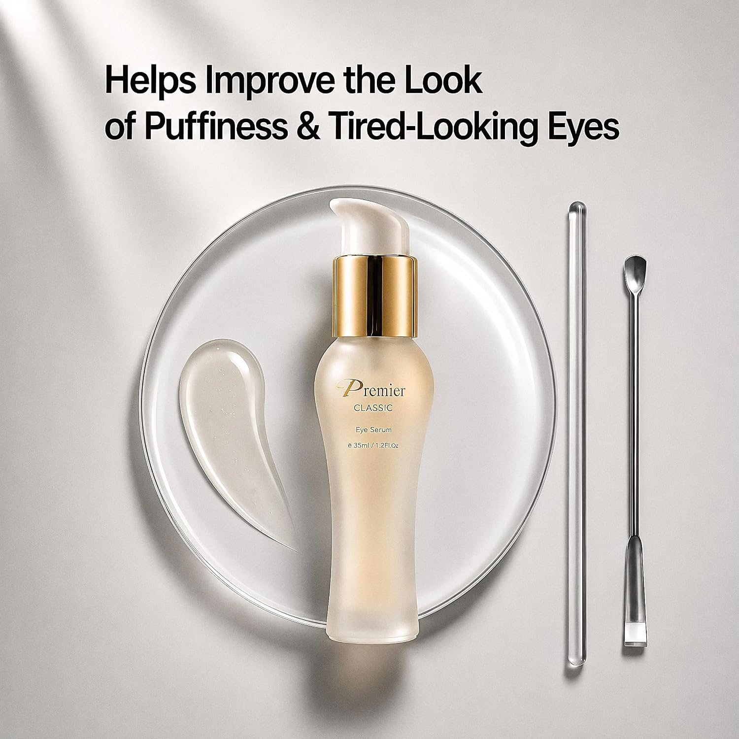 Premier Dead Sea Eye Serum | Dark Circles, Puffiness & Fine Lines | 35ml | Hypoallergenic, Age Defying helps minimize wrinkles, Dark circles, Sagging skin, Reduce bags, with vitamins A & E - Image 5