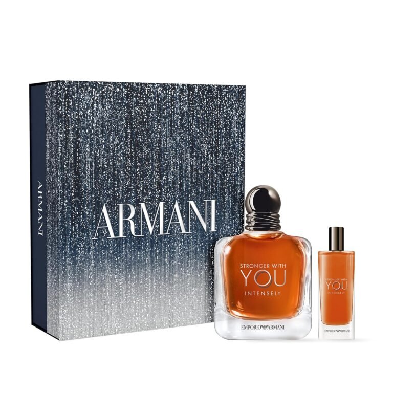 Armani Beauty Stronger With You Intensely - Warm & Spicy Cologne for Men | Long Lasting Fragrance with Pink Pepper, Lavender & Vanilla - Iconic Woody Mens Scent Perfect for Date Night
