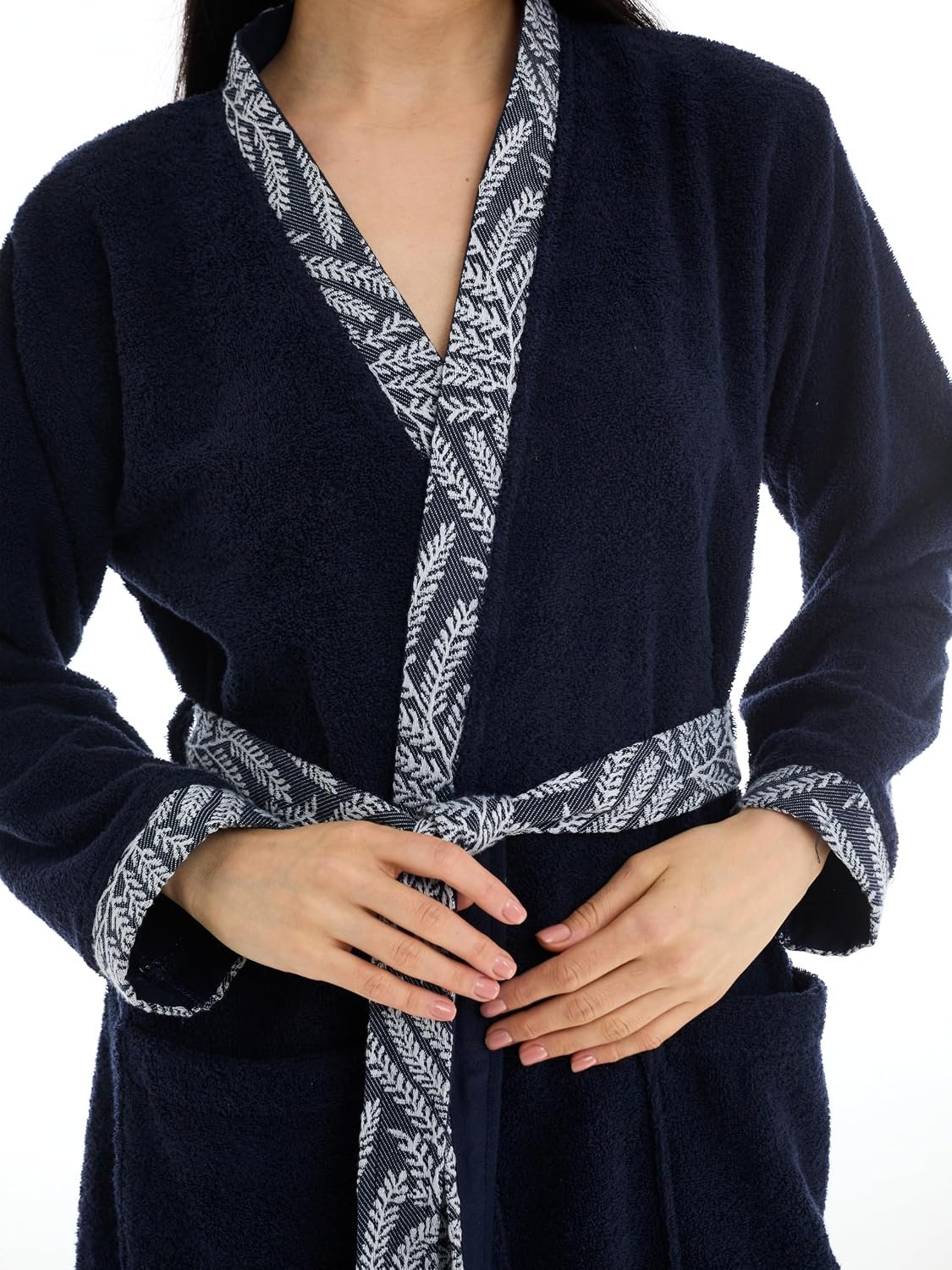 Robes for Women, 100% Turkish Cotton Womens Robe, Luxury, Terry Cloth Long Spa Bathrobe - Image 2