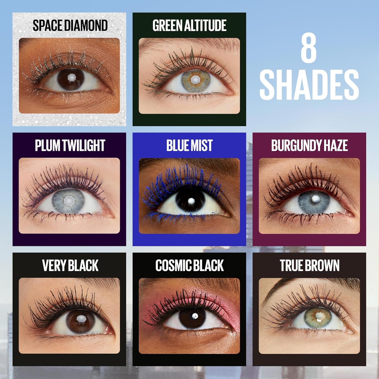 Maybelline Lash Sensational Sky High Washable Mascara Makeup, Volumizing, Lengthening, Defining, Curling, Multiplying, Buildable Formula, Blackest Black, 1 Count - Image 7