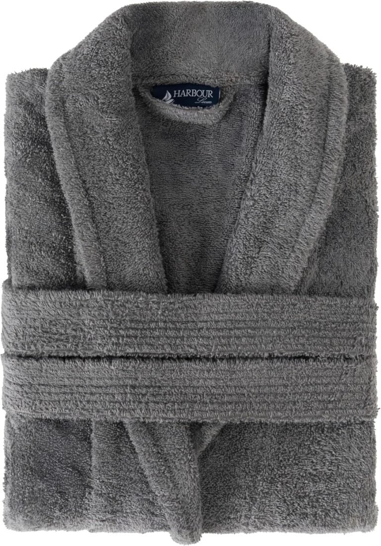 Relaxed Fit Womens Bathrobe 100% Turkish Cotton Terry Cloth Robe Housecoat Soft Absorbent Spa Hotel Luxury