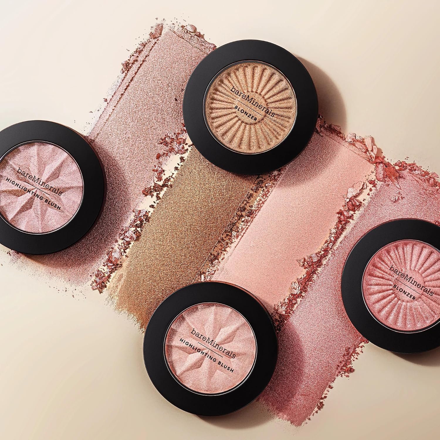 bareMinerals Gen Nude Highlighting Blush, Pink Glow, 3.2g - Image 9