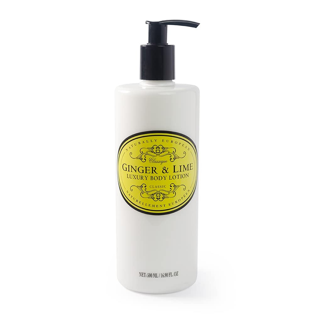 Naturally European Ginger & Lime Luxury Body Lotion Eco-Friendly Boxless Edition 500ml